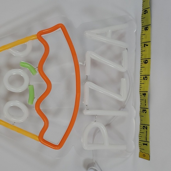 Pizza Neon Signs LED Neon Light Sign Light Up Neon Wall Signs for Pizzeria Busin - Picture 6 of 11